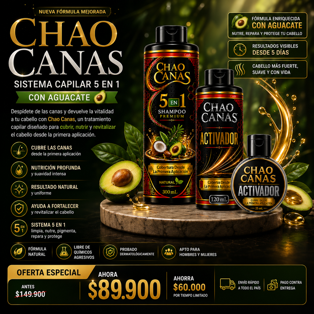 CHAO CANAS 5 EN 1